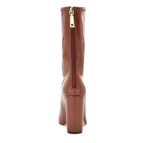 GUESS Abbale Block Heel Mid Calf Boots in Caramel NEW Size 10 - Picture 4 of 7